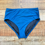 Soma Ocean Navy High Waisted Bikini Bottoms NWT- Size M