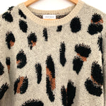 Vestique Leopard Sweater- Size S