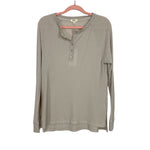Dylan Oatmeal Cabin Henley Top NWT- Size M