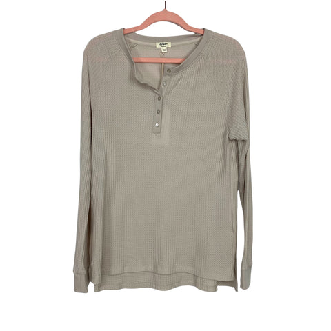 Dylan Oatmeal Cabin Henley Top NWT- Size M