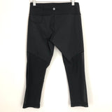 Lululemon Black Mesh Crop Pants- Size 6