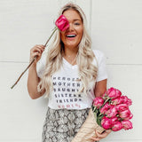 Soma White "Heroes. Mothers. Daughters. Sisters. Friends. Women" Graphic Top- Size S