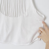 Forever 21 White Open Back Tank- Size S (see notes)