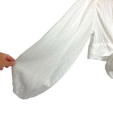 HYFVE HYFVE HYFVE Tie Front Crop Top- Size S