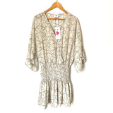 Buddy Love Snakeskin Smocked Waist Dress NWT- Size S