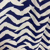 Lilly Pulitzer Navy/White Patterned 100% Silk Top- Size L (see notes)