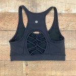 Lululemon Black Padded Sports Bra- Size ~4 (see notes)