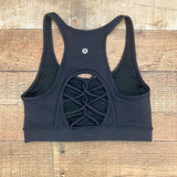 Lululemon Black Padded Sports Bra- Size ~4 (see notes)