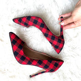 Mix No. 6 “Lill Plaid Pump” Heels- Size 8