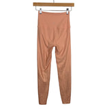 Beyond Yoga Coral Dust and Rose Gold Drip Dot High Waisted 7/8 Leggings- Size S (sold out online, Inseam 25")