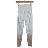 Beyond Yoga White with Rose Gold Speckle High Waisted Leggings- Size S (sold out online, Inseam 26")