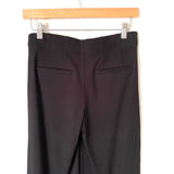 LOFT Black Wide Leg Elastic Waist Dress Pants NWT- Size XXS (Inseam 26”)