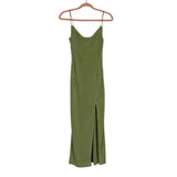 Petal + Pup Green Drape Neckline Midi Dress- Size 4