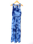 Faded Glory Blue Tie Dye Maxi Dress- Size S