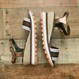 Gioseppo Camouflage Sandals NWT- Size 37