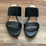 Pashion Black Double Strap Sandals- Size 7 (BRAND NEW, see notes)