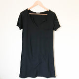 Z Supply Slit Neck Black Dress - Size XS