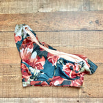 Albion Floral Ruffle One Shoulder Bikini Top- Size XS (we have matching bottoms)