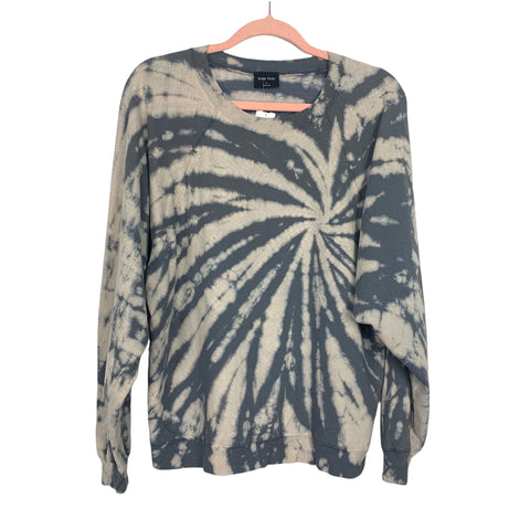 Blank Paige Cream/Blue Tie Dye Top NWT- Size M