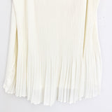 Banana Republic Ivory Pleated Tank Blouse- Size L