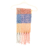No Brand Blue/Pink/Browns Scarf