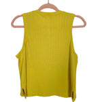 Lululemon Yellow Mesh Tank- Size S