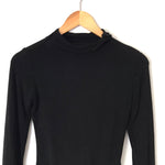 Vestique Black Long Sleeve Turtleneck Bodysuit- Size S