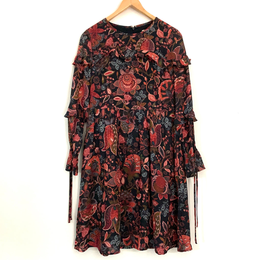 LOFT Pink Floral Long Sleeve Dress- Size 0 The Saved Collection LOFT Pink Floral Long Sleeve Dress- Size 0 The Saved Collection