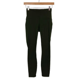 Lululemon Forest Green Mesh Detail Leggings- Size 4 (Inseam 25”)