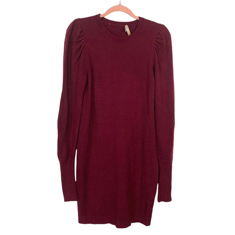 WAYF Wine Sweater Dress NWT- Size XS (sold out online)