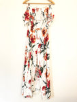 Illa Illa Off the Shoulder Floral Wrap Dress with Shorts NWT- Size M