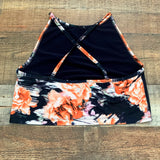 Betsy JohnsonNavy and Orange Floral Sports Bra- Size M (we have matching leggings)