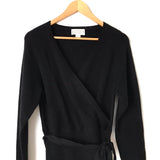Loveriche Black Sweater Belted Dress- Size M
