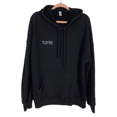 Bella + Canvas Black Tarte Hooded Sweatshirt- Size XL