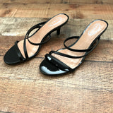 Scoop Black Shiny Heels- Size 8.5 (Brand New Condition)