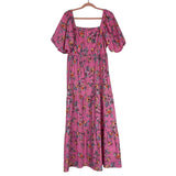 Buddy Love Pink Floral Puff Sleeve Dress NWT- Size L (sold out online)