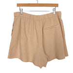 Aerie Tan Raw Hem Lounge Shorts- Size L