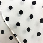 Vici White with Black Polka Dots Off the Shoulder Ruffle Top- Size XL (see notes)