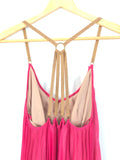 BCBGMaxazria Brynna Pleated Maxi Gown- Size S
