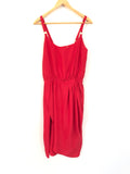 Amanda Uprichard Red Spaghetti Strap Dress- Size L