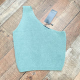 Nasty Gal Sage Green Knitted Lounge Set NWT- Size S (Sold As Set)