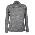 Under Armour Grey Printed Quarter Zip Pullover- Size XS