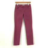 Ann Taylor Loft Made and Loved Magenta Skinny Crop Jeans- Size 0 (Inseam 27")