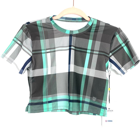 K Swiss Eleven By Venus Williams Plaid Baby Tee NWT- Size S (we have matching leggings and sports bra)