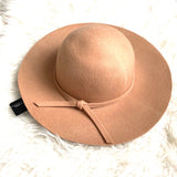 Bienvenu Camel Wool Wide Brim Hat NWT- Size 57cm