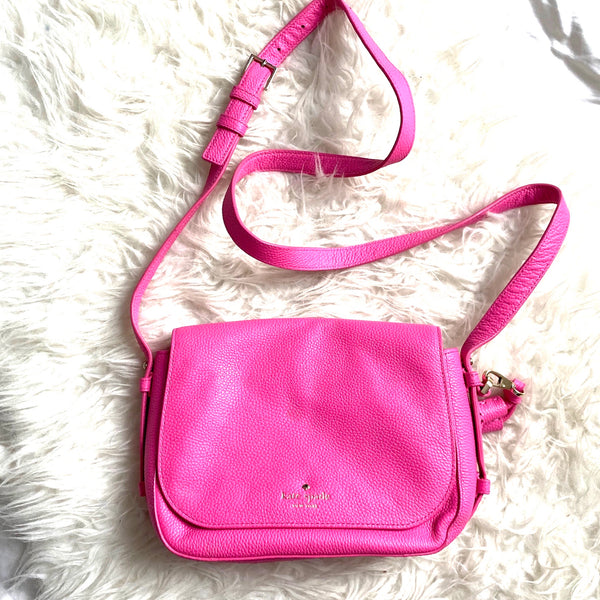 Kate Spade Pink Handbag Purse Crossbody ♠️ ♠️Hot Pink Kate