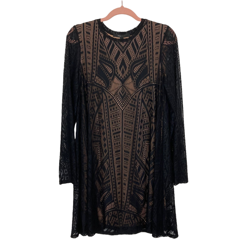 BCBGMAXAZRIA Black Lace with Nude Lining Dress NWT- Size S (see notes) The Saved Collection BCBGMAXAZRIA Black Lace with Nude Lining Dress NWT- Size S (see notes) The Saved Collection
