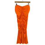 Eloquii Neon Orange Front Slit Skirt NWT- Size 14/16 (sold out online, we have matching top)