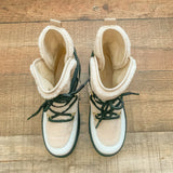 Scoop Taupe Faux Shearling Boots- Size 7
