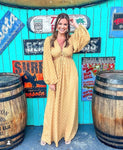 Show Me Your Mumu Mustard Front/Side Cutout Dress- Size M (sold out online)